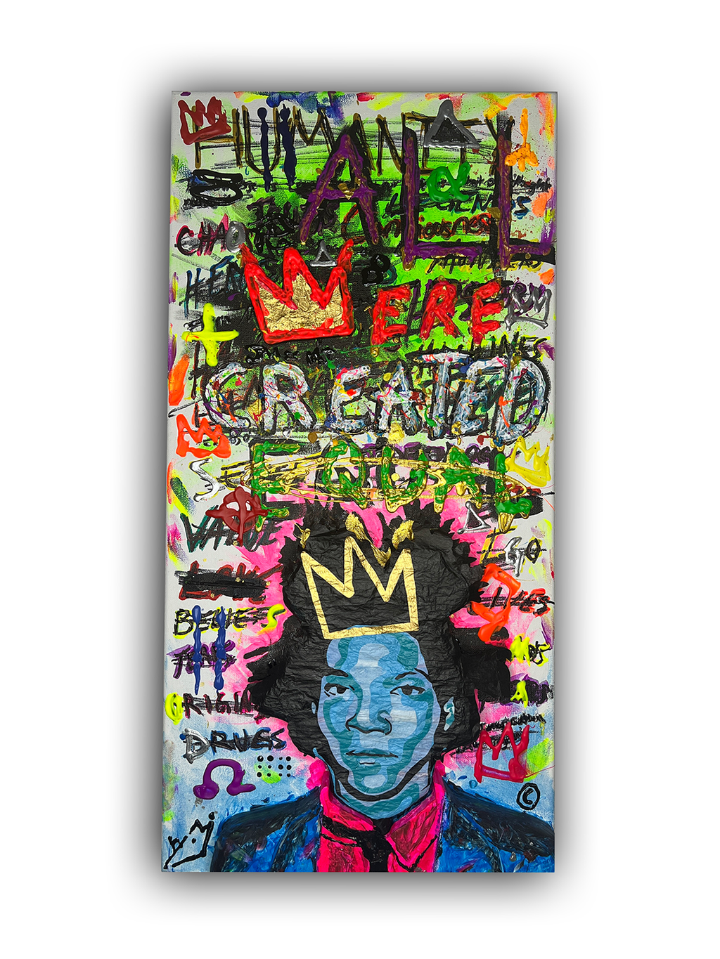 JM = MJ (Smokeable Portrait and Canvas Holder)
