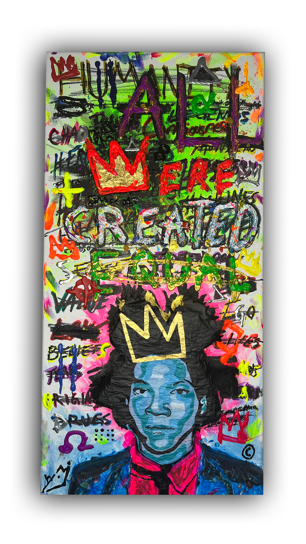 JM = MJ (Smokeable Portrait and Canvas Holder)