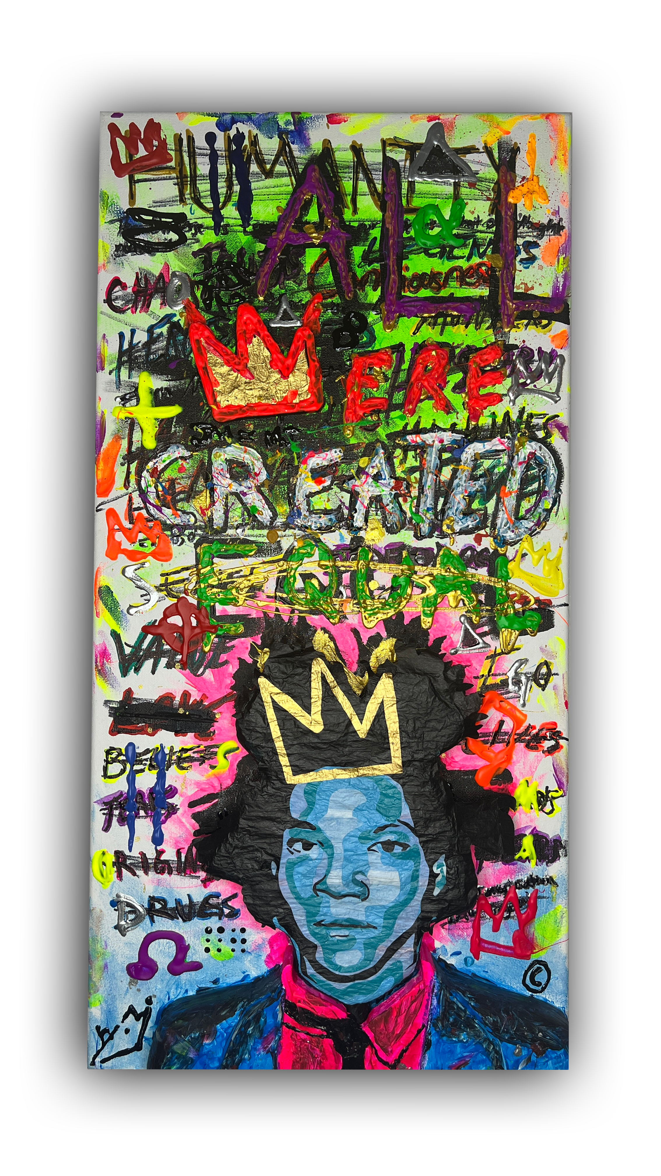 JM = MJ (Smokeable Portrait and Canvas Holder)